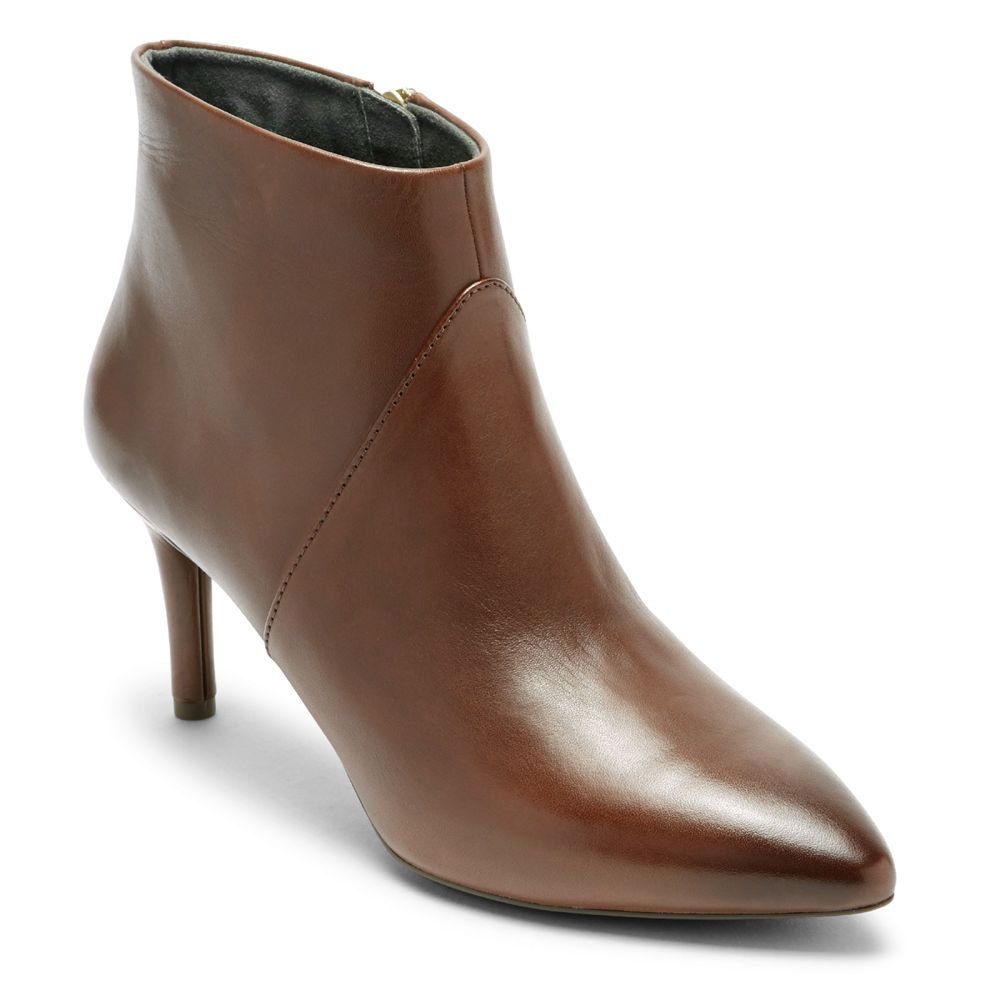 Rockport Støvler Dame Brune - Total Motion Ariahnna Ankle - JAQM16234